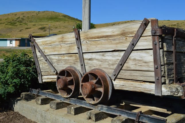 Old Wooden Coal Cart
