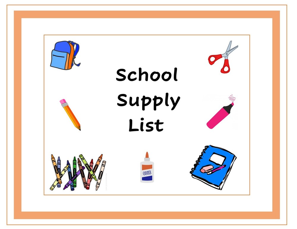 Images of school supplies